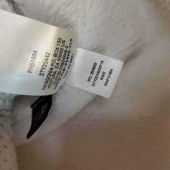 Patagonia Re-Tool Snap-T Fleece Pullover Raw Linen White Womens Extra Small - Picture 6 of 15